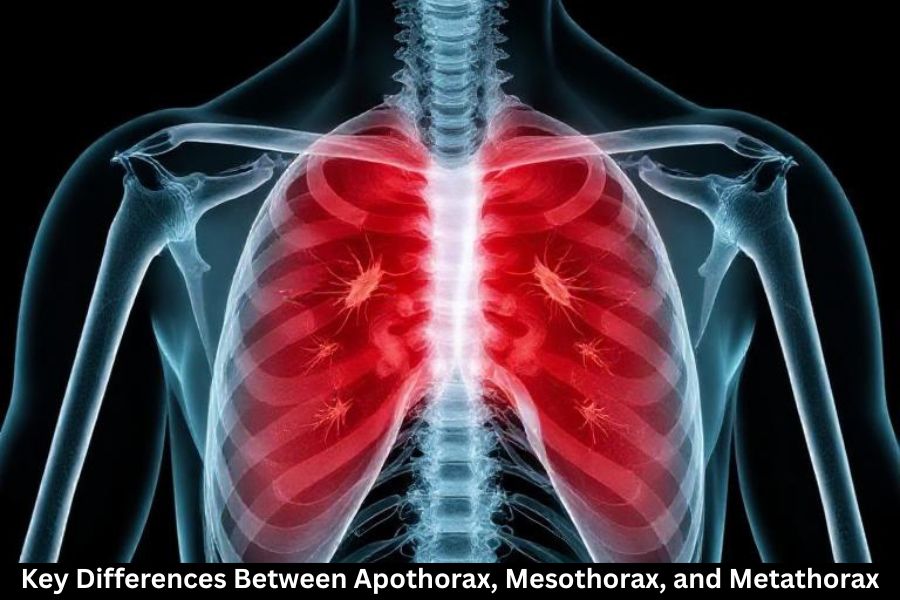 Key Differences Between Apothorax, Mesothorax, and Metathorax