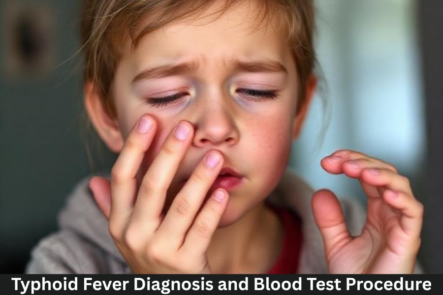Typhoid Fever Diagnosis and Blood Test Procedure