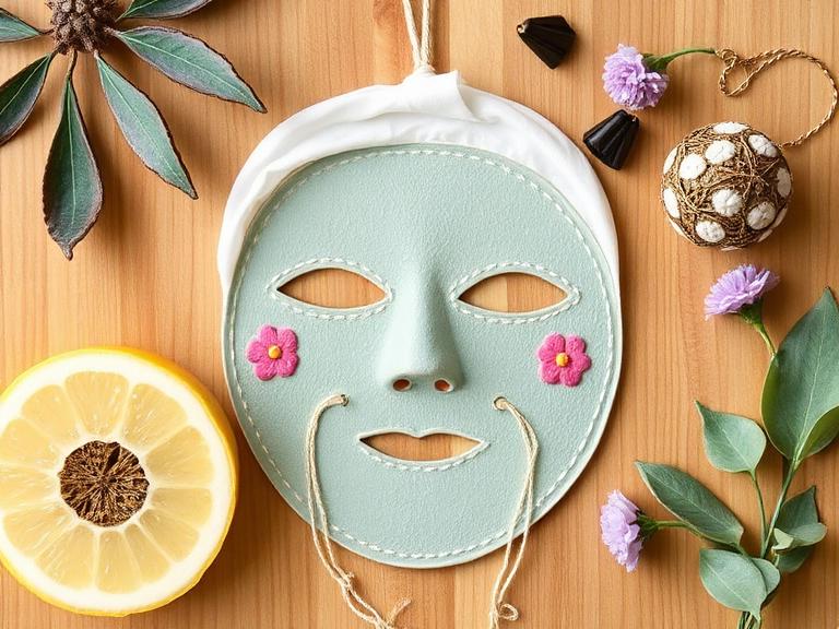 DIY face packs made with kitchen ingredients like honey, yogurt, oatmeal, banana, and aloe vera